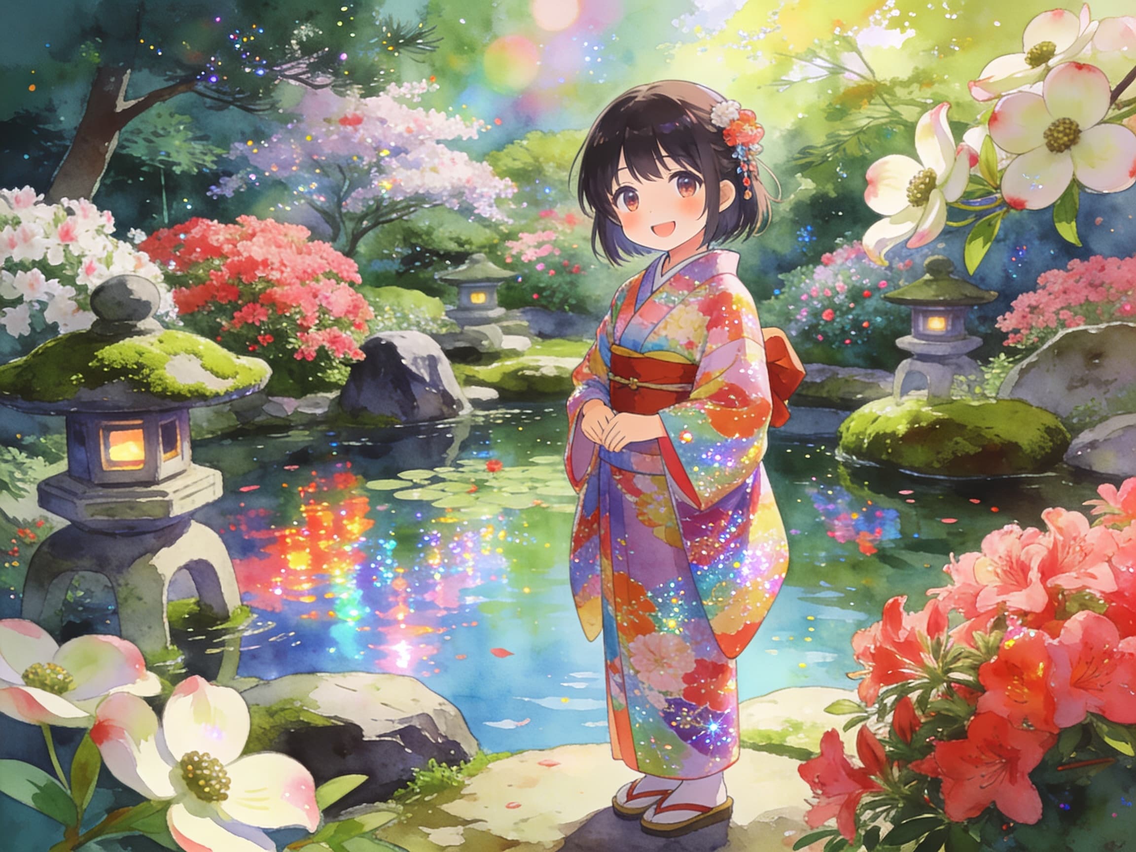 五月の庭園 | の人気AIイラスト・グラビア