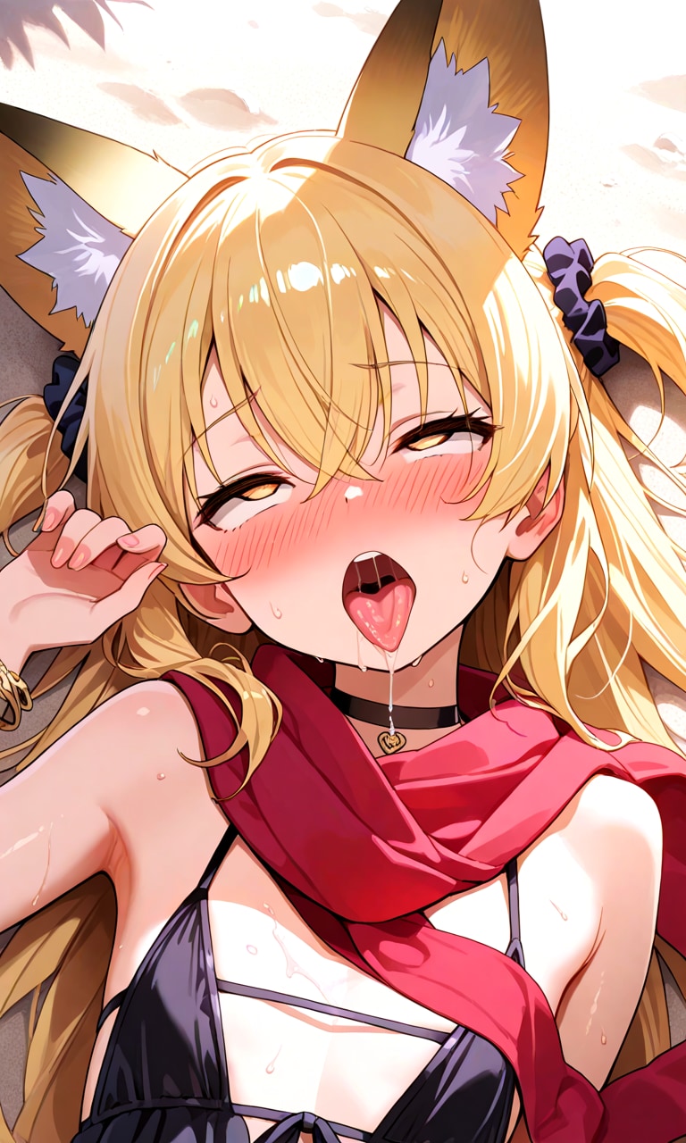 暑さでアへ顔ミラ様