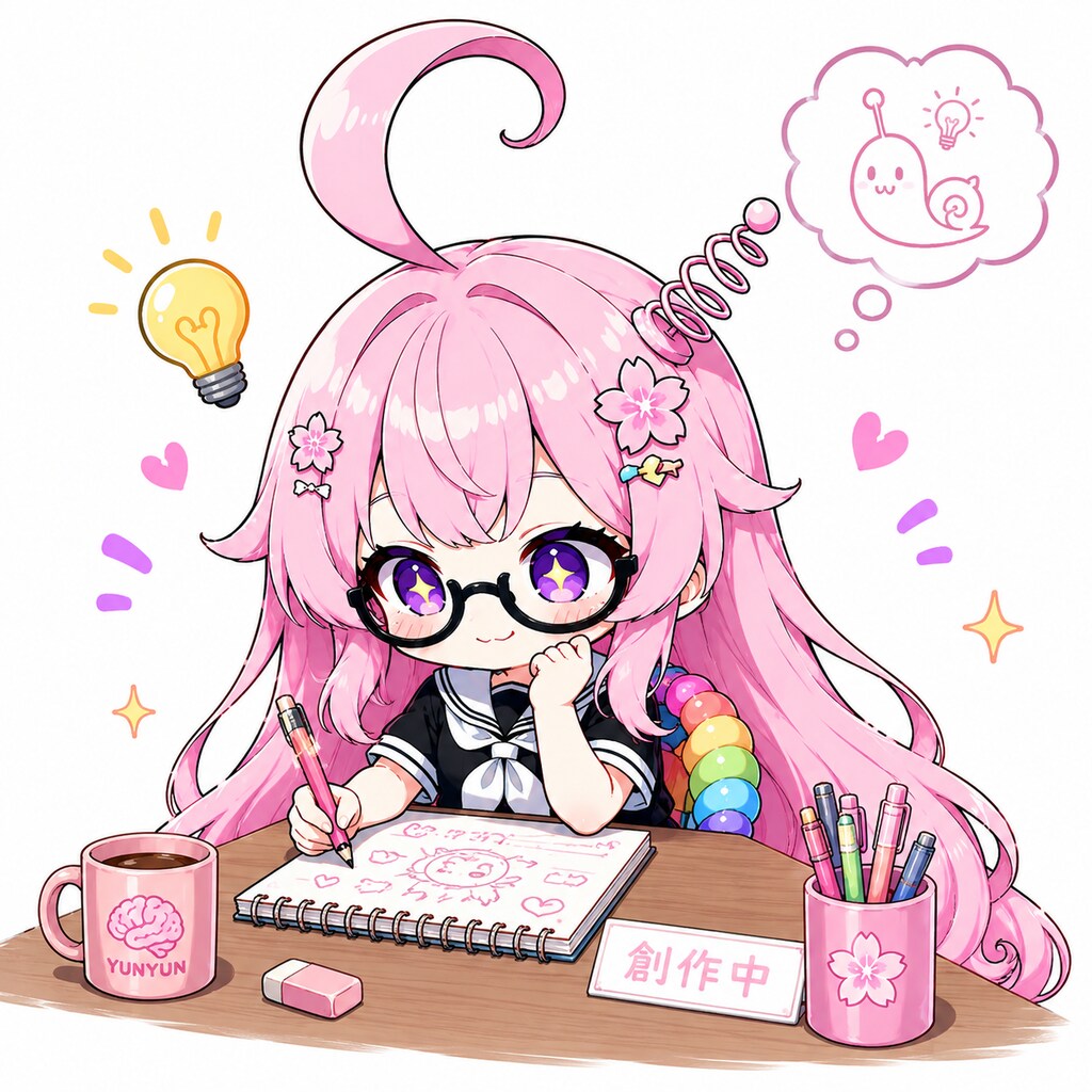 新調なくわ（キャラへの応用実験台）