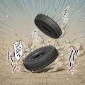 荒ぶるタイヤ 5枚目