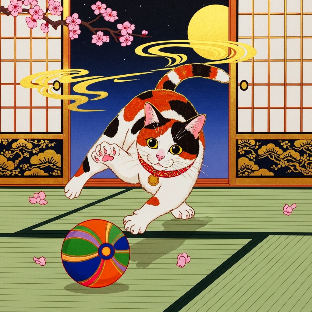 浮世絵・猫十態 | の人気AIイラスト・グラビア