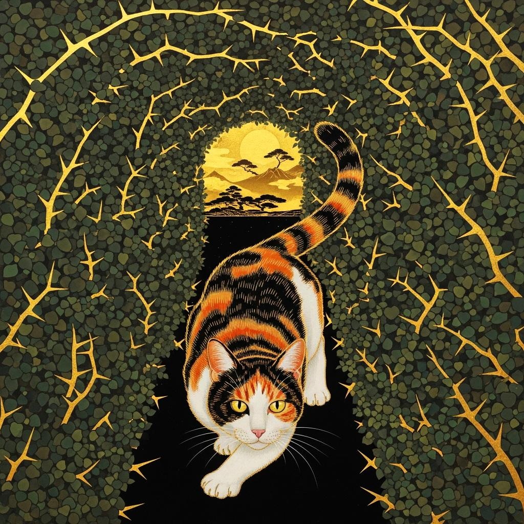 浮世絵・猫十態