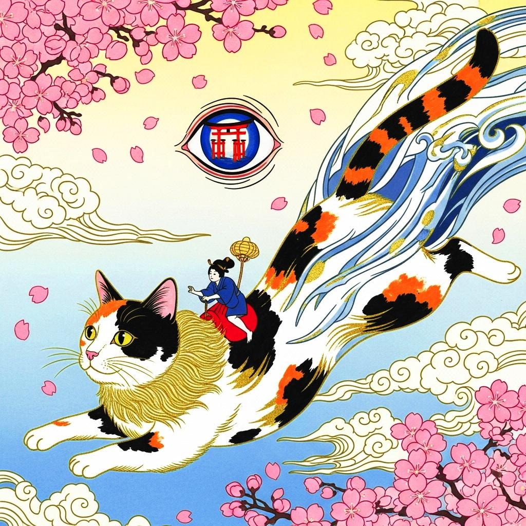 浮世絵・猫十態