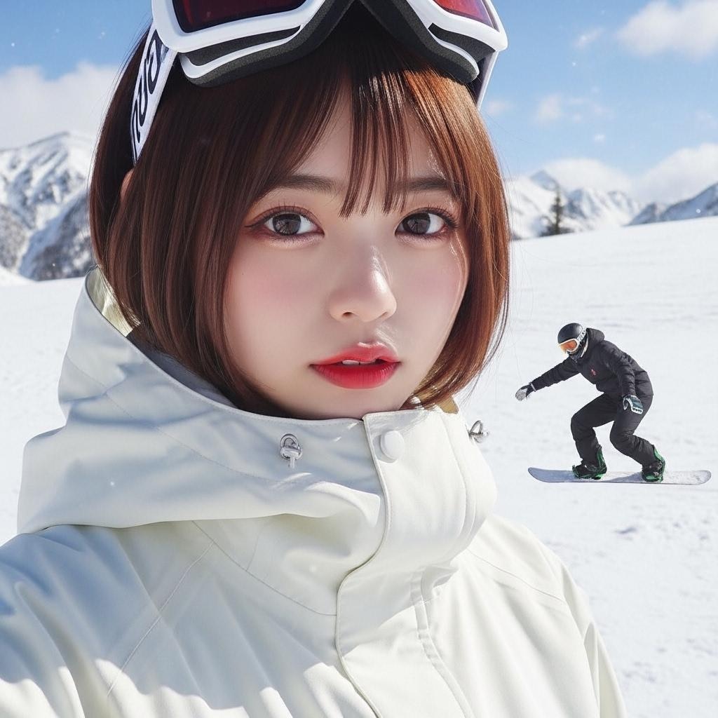 年末はスノボー