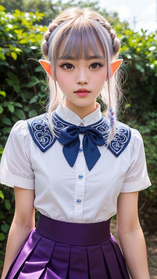 エルフの学生