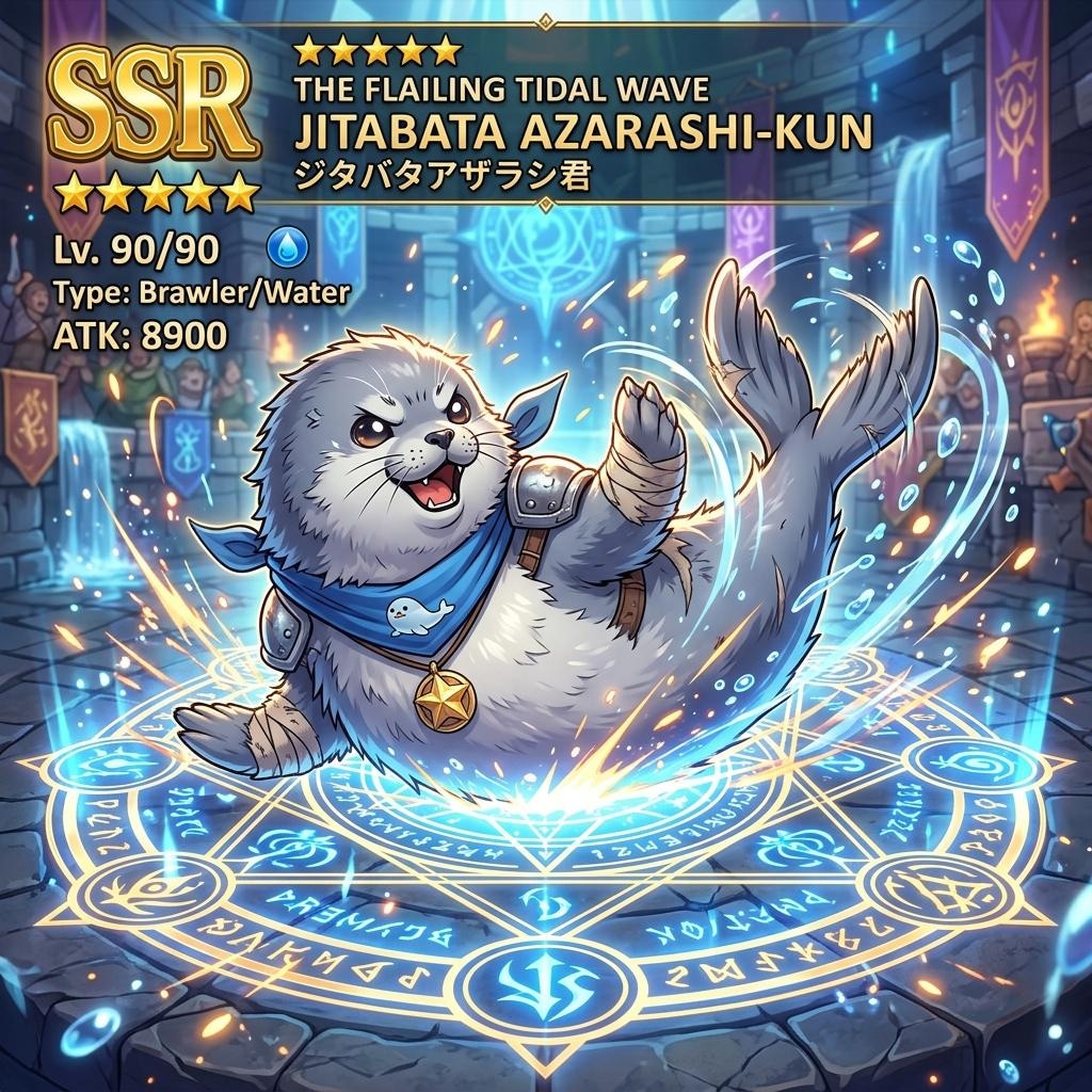 ジタバタアザラシ君