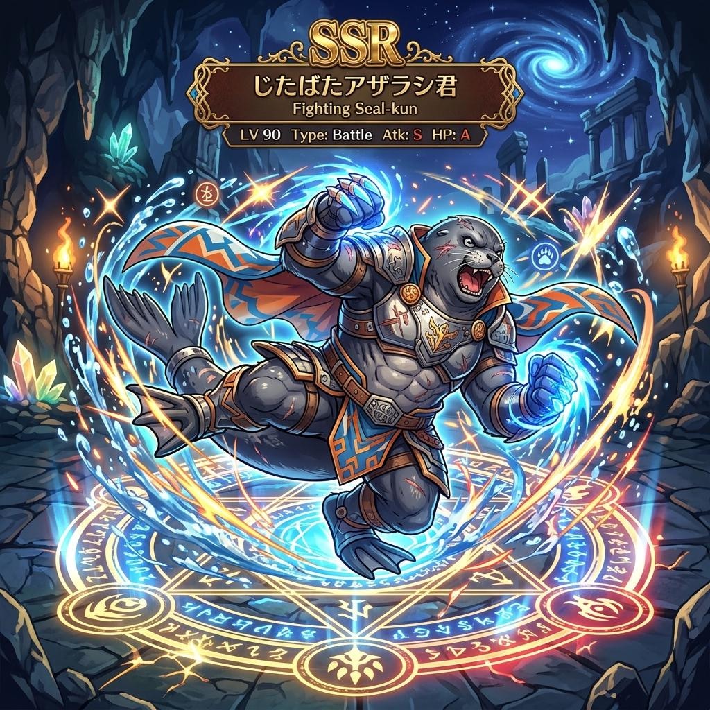 ジタバタアザラシ君