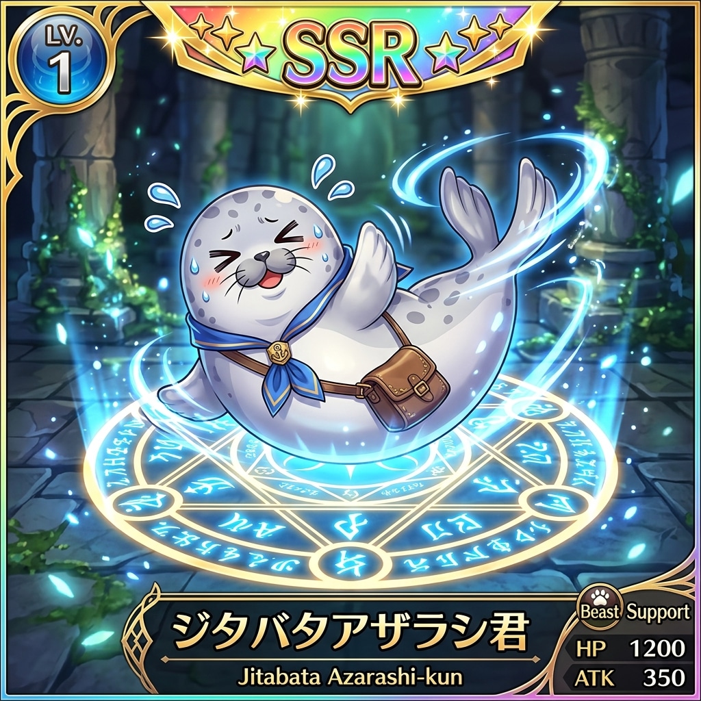 ジタバタアザラシ君