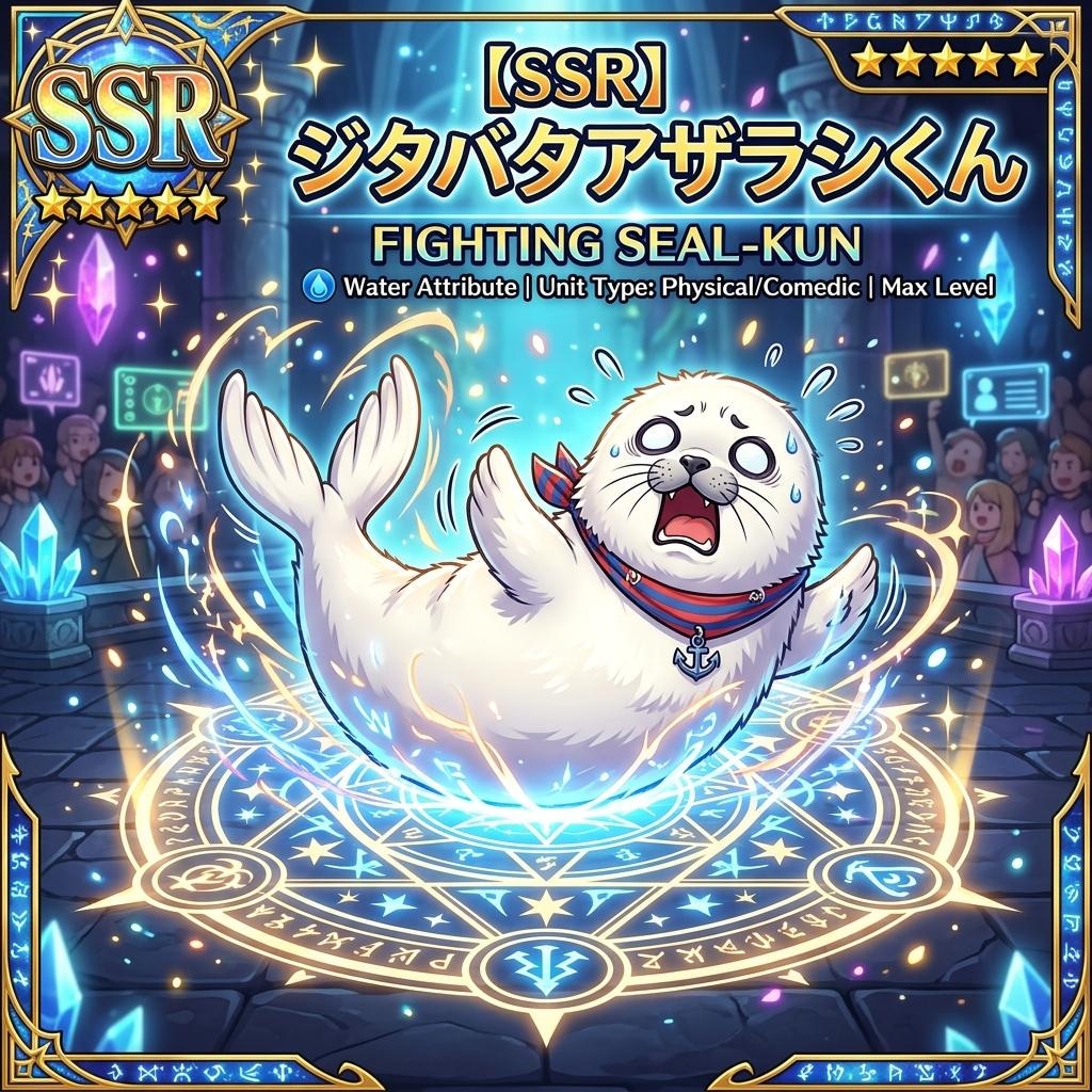 ジタバタアザラシ君