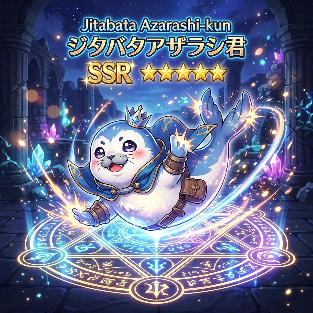 ジタバタアザラシ君