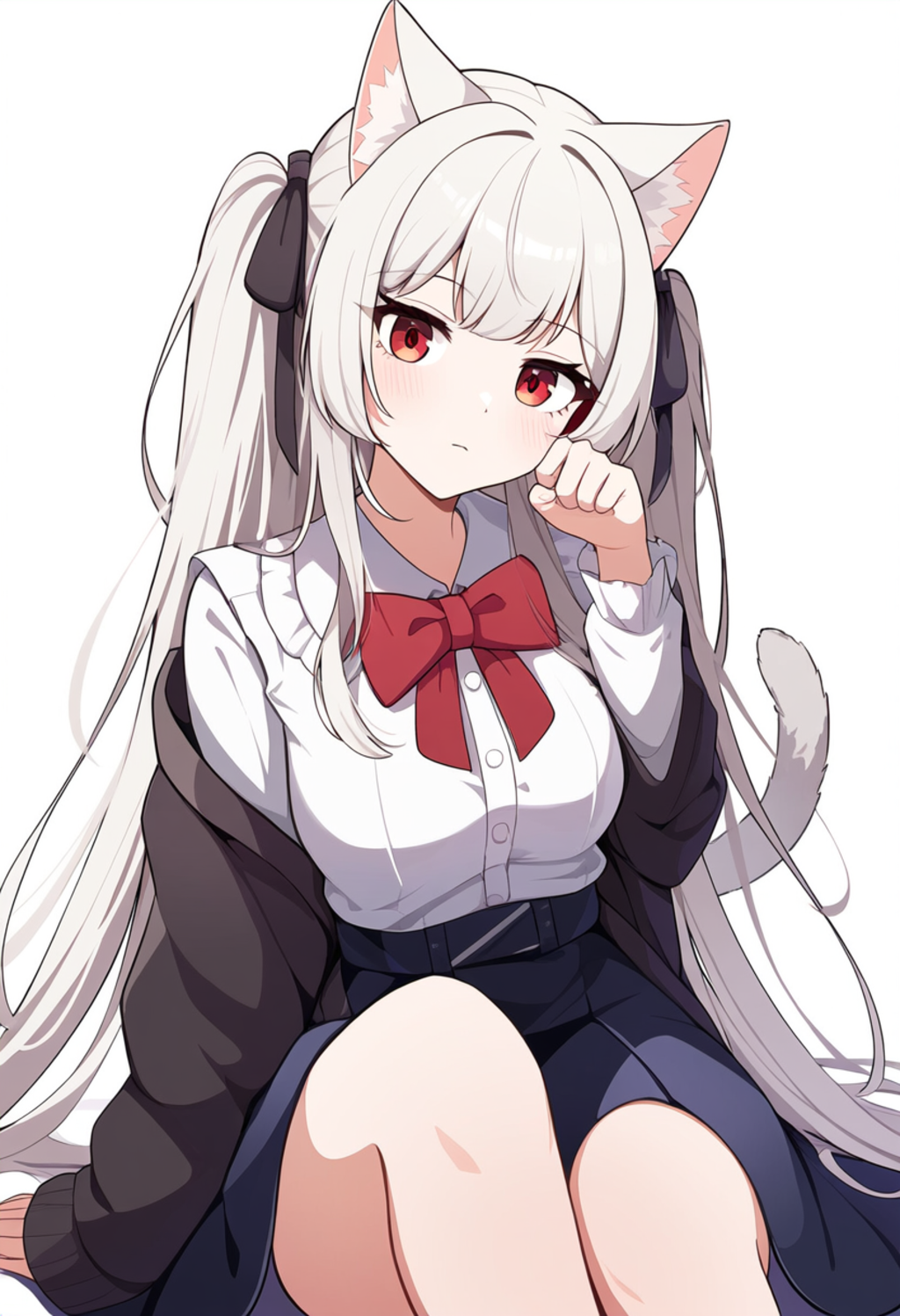 ご主人～、なんか朝起きたらこんなんになってたにゃ