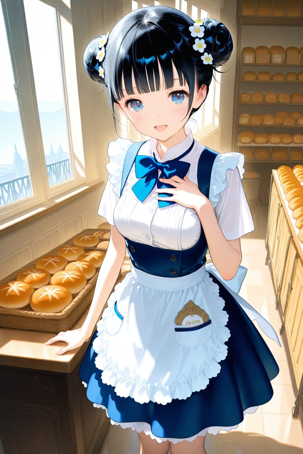 パン屋🍞🥖🥐さんでアルバイトするおだんごちゃん🍡✨