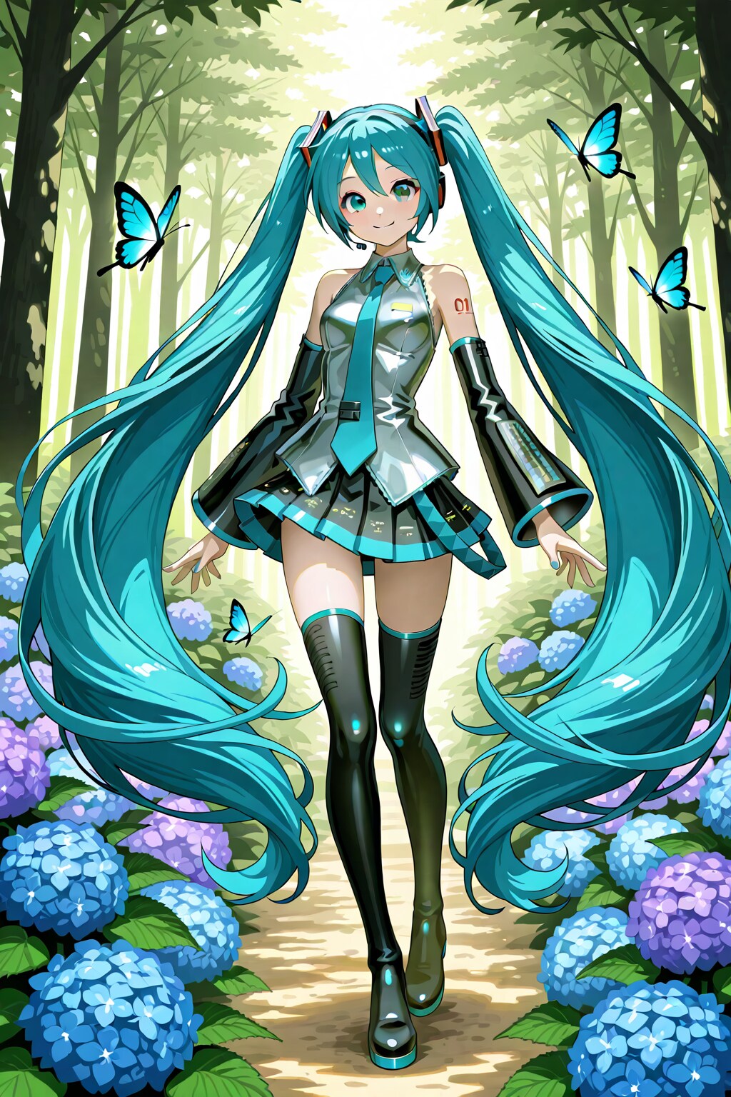 紫陽花の森2