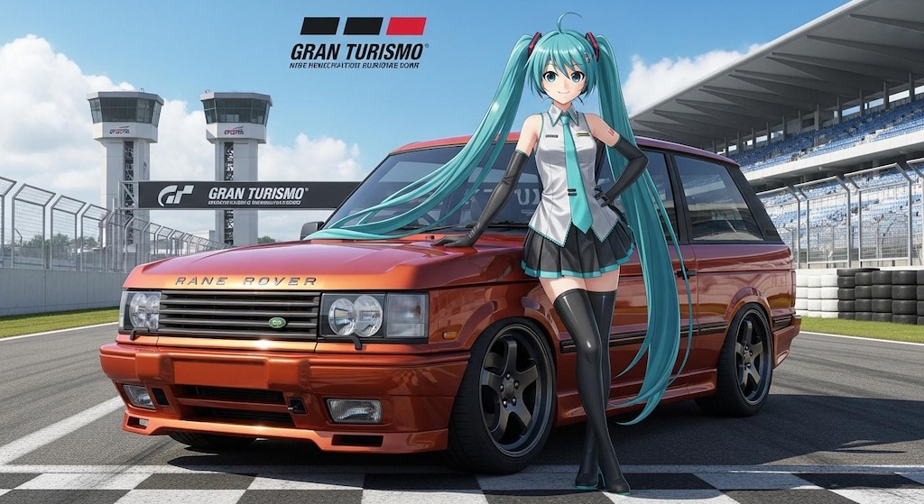初音ミクとレンジローバー