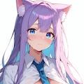 胸をはだける猫耳さん。 5枚目