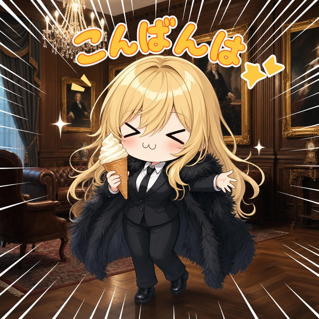 ソフトクリームとエリザベス
