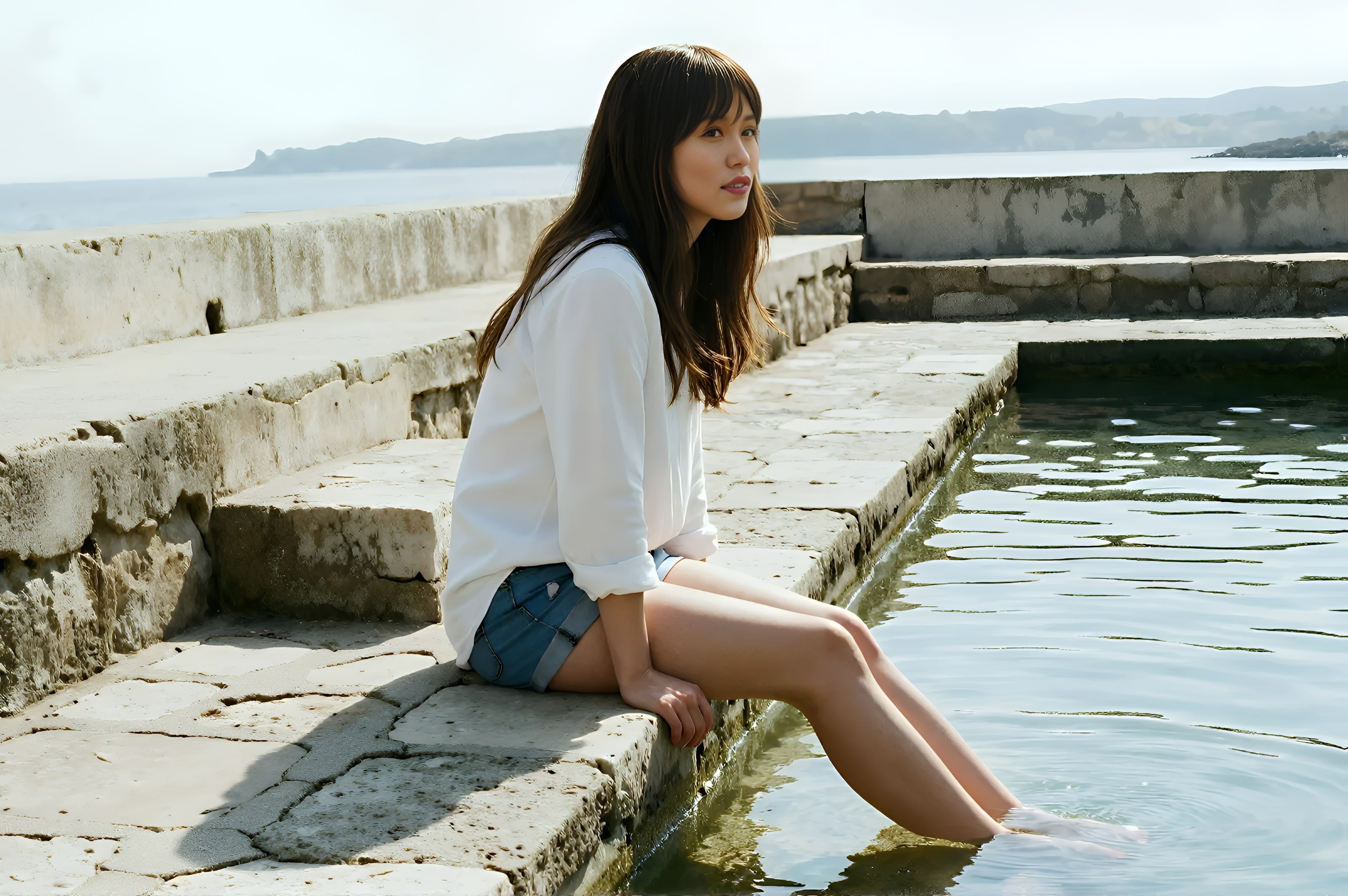 足湯（違
