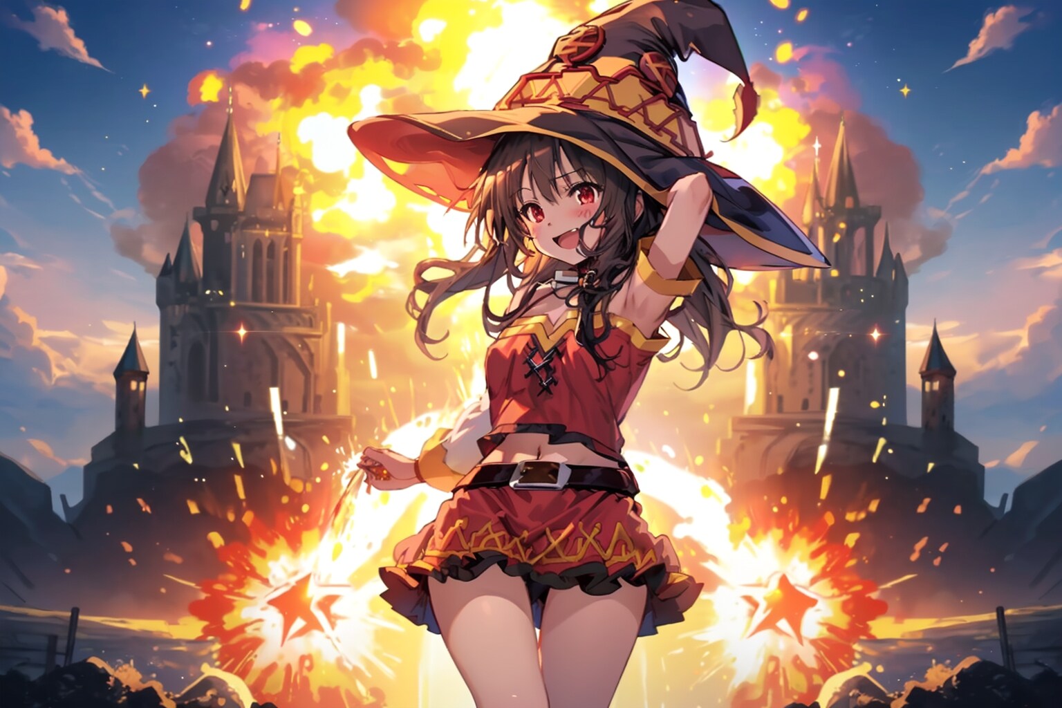 紅魔族文化祭は魔王軍に爆裂魔法！