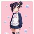 ラグランコーデ５種盛りで謎の海産物コレクション！ 4枚目