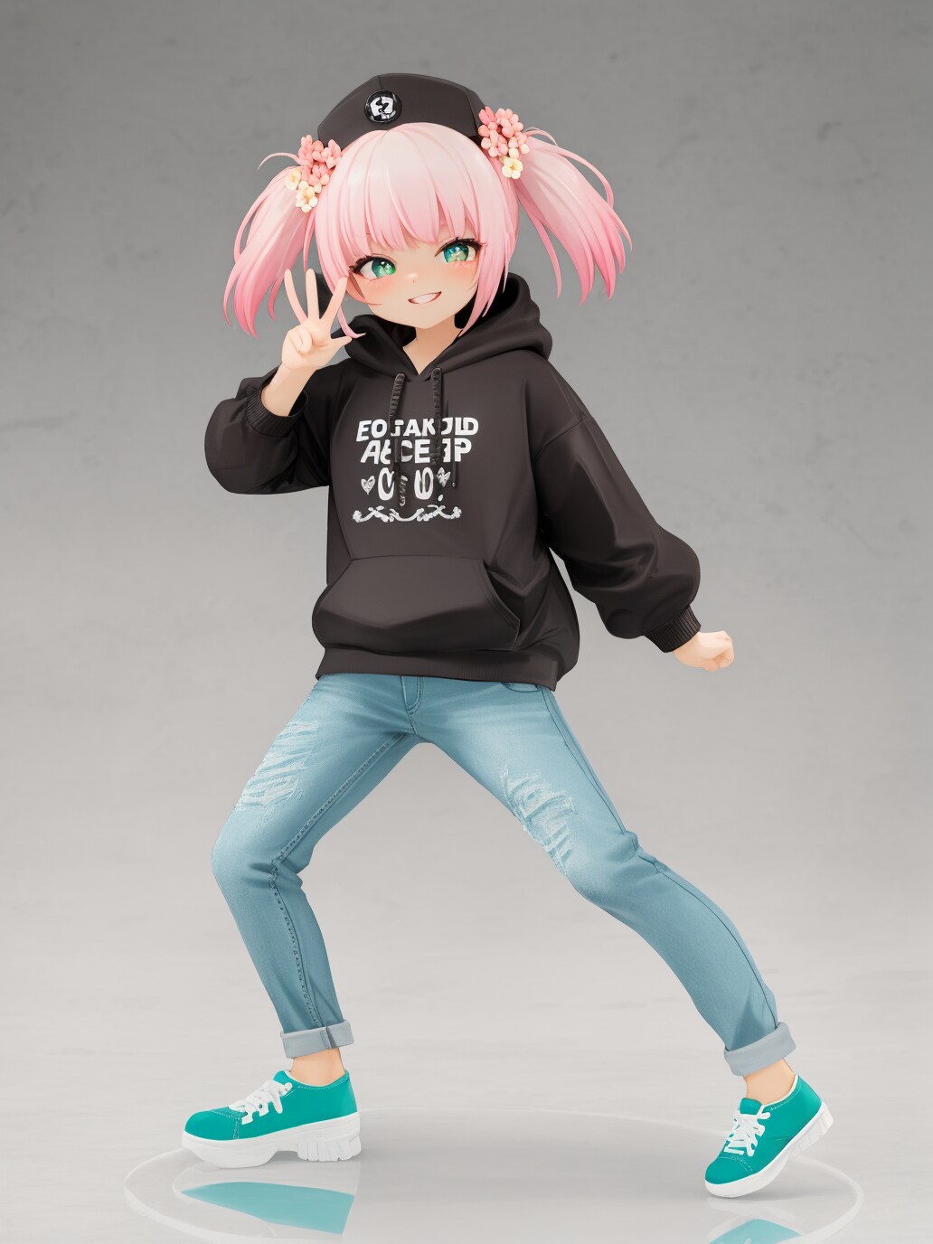 面白いポーズ出てきた | の人気AIイラスト・グラビア