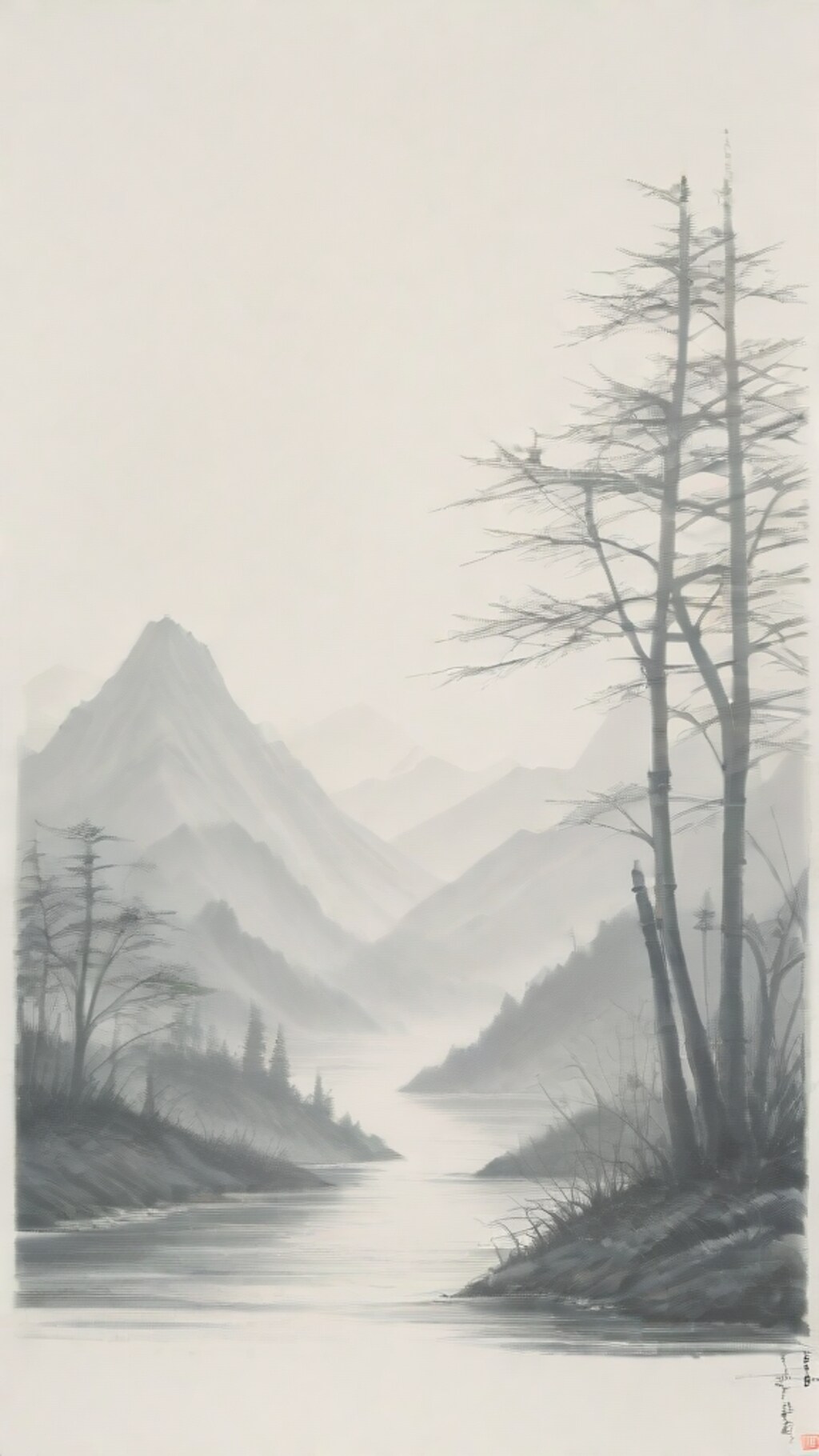 chines Ink painting lora test