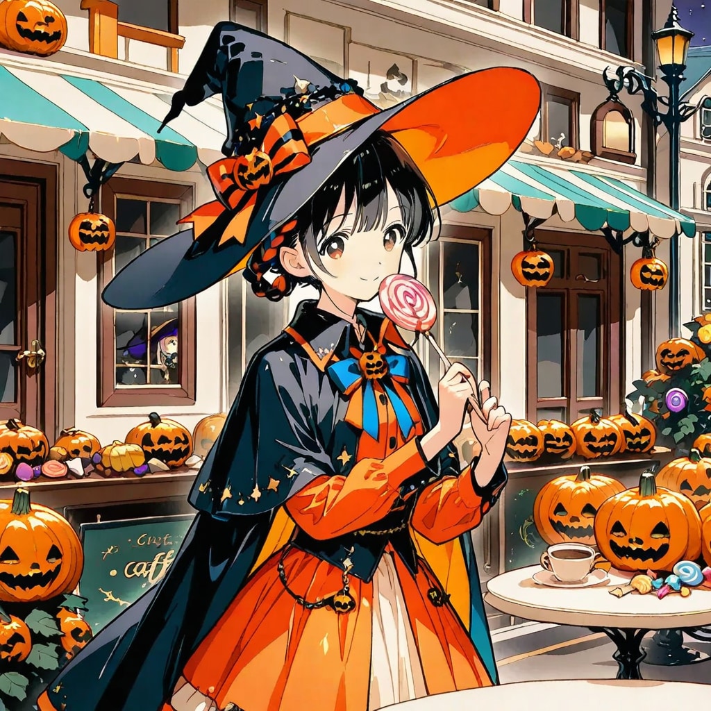 ハロウィンの魔女