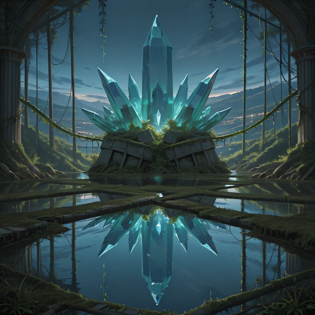 蒼晶の聖域 | の人気AIイラスト・グラビア