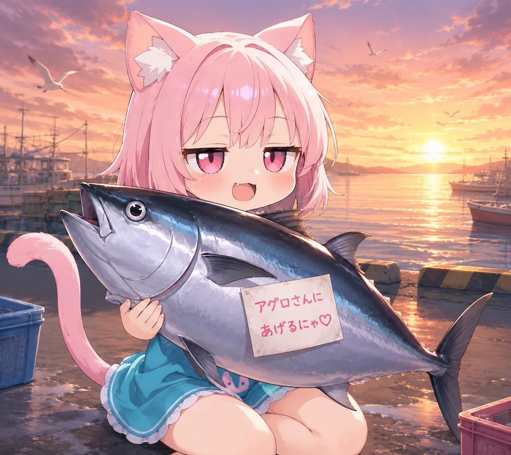 おはにゃんにゃ～ん♡（今日はまぐろの日）