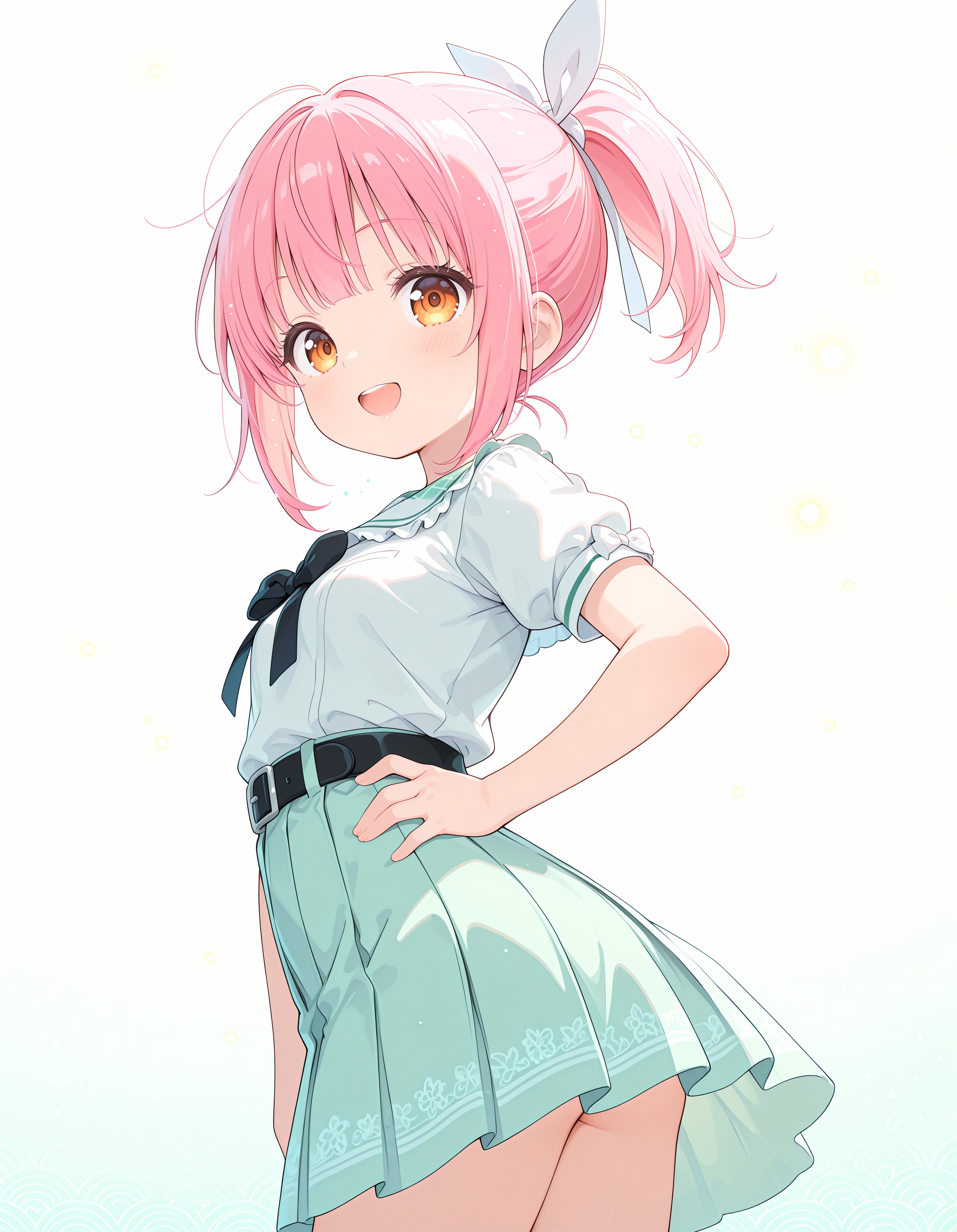 光あふれるミントカラー