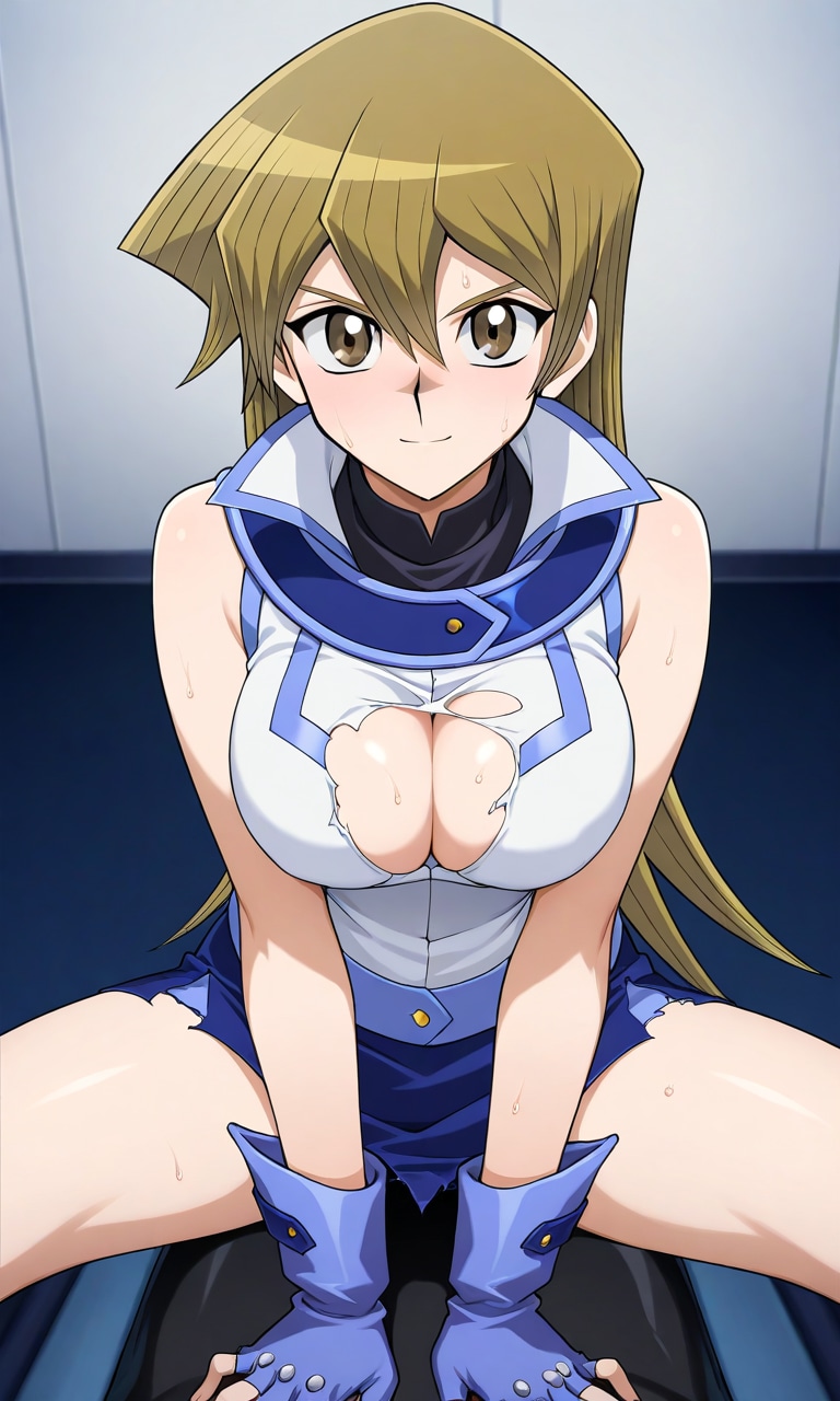 天上院明日香　衣類ズタズタ　スタイル