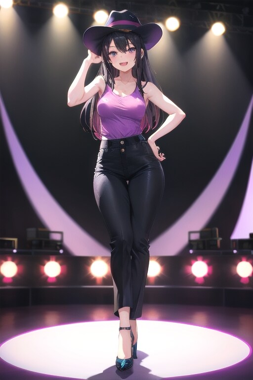 かっこかわいいダンサー白鳥英美梨　スペシャルダンスショー！　レインボーダンス・パープル！