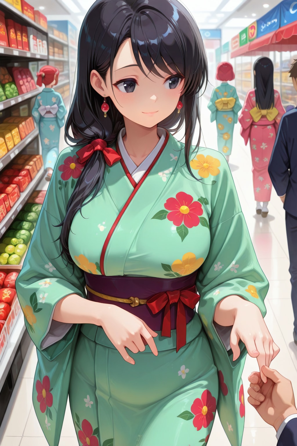 買い物デート | の人気AIイラスト・グラビア