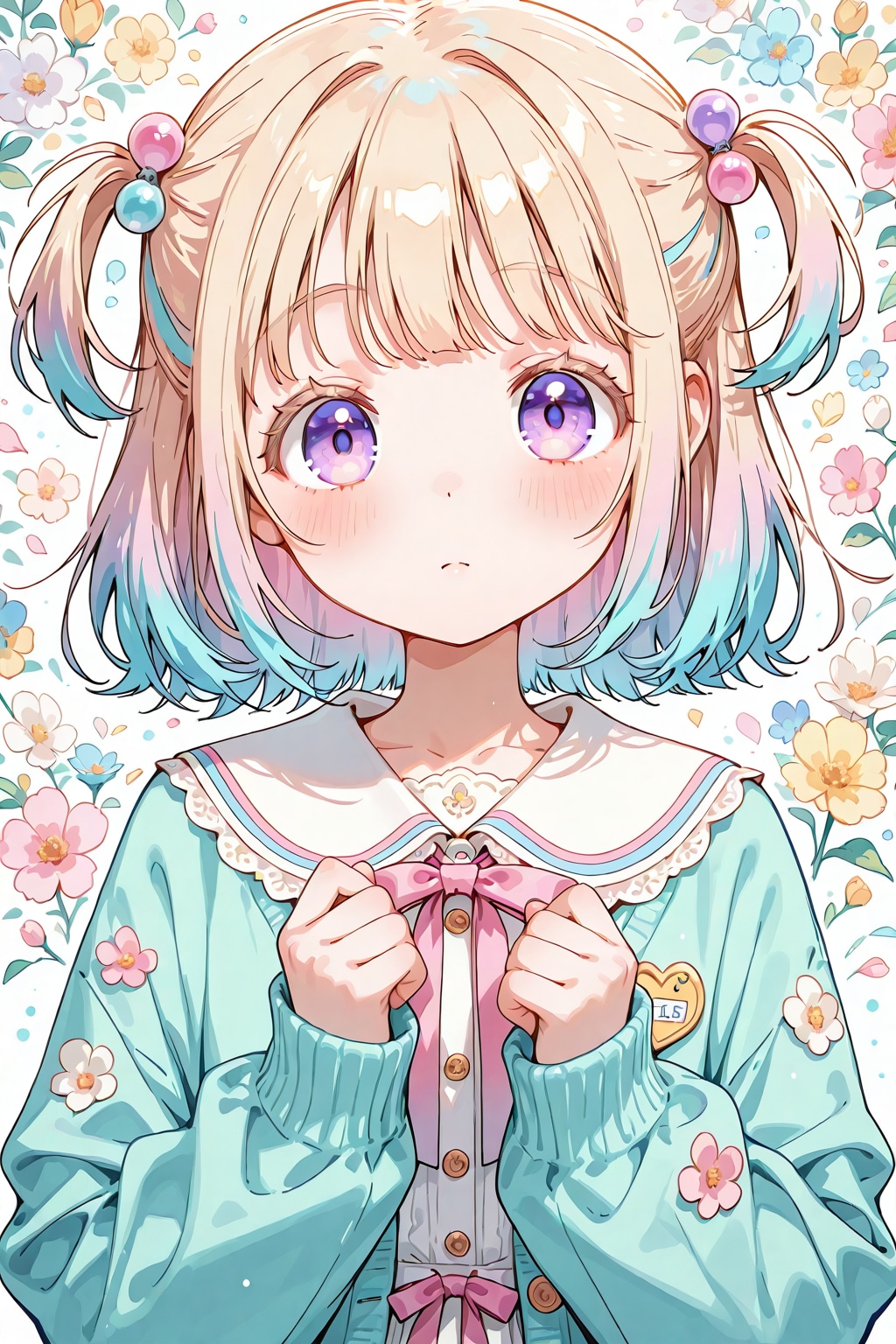 パステルの少女 | の人気AIイラスト・グラビア