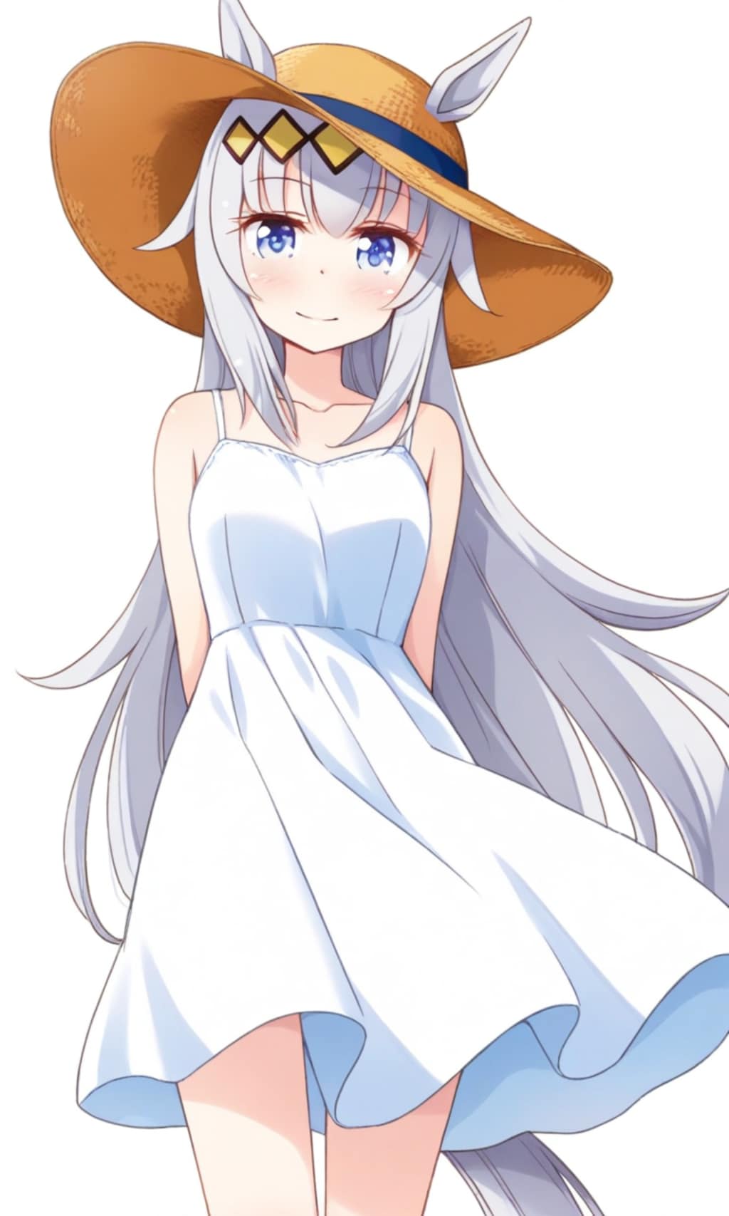 オグリキャップ 麦わら帽子とワンピース