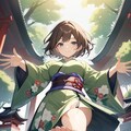 着物を着た少女 7枚目