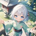 着物を着た少女 2枚目
