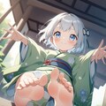 着物を着た少女 5枚目