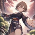 着物を着た少女 8枚目