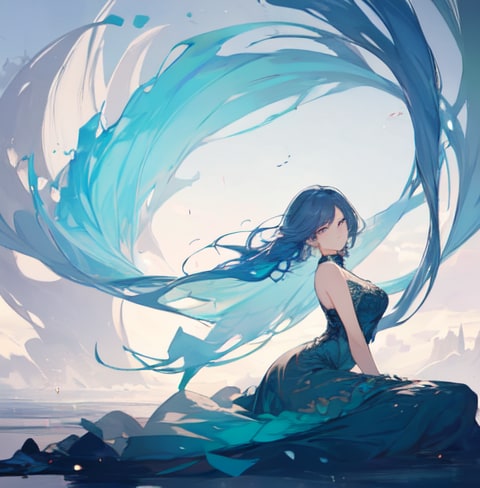 座る２