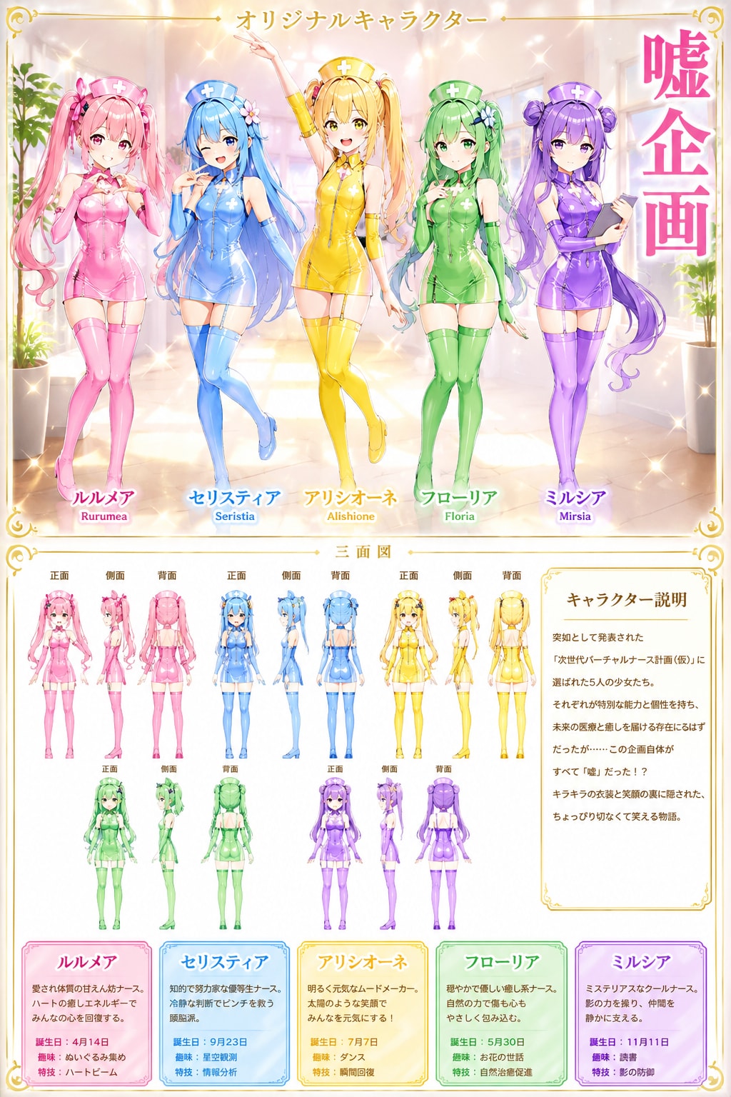 オリジナルキャラクター　ナース服