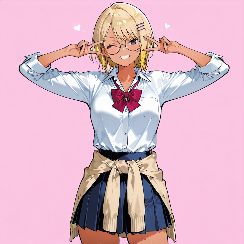 メガネっ娘比べ