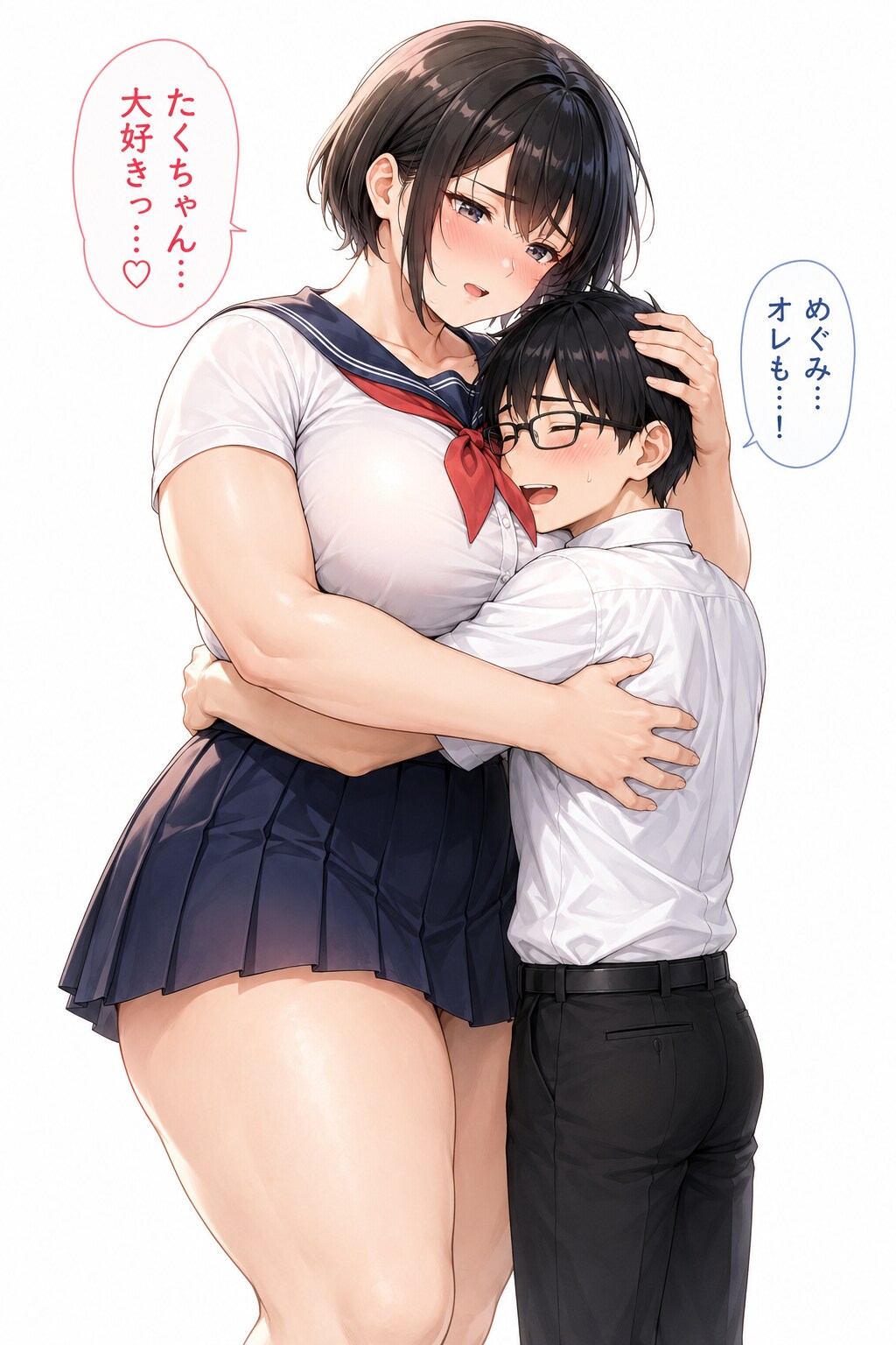 対格差のあるカップル
