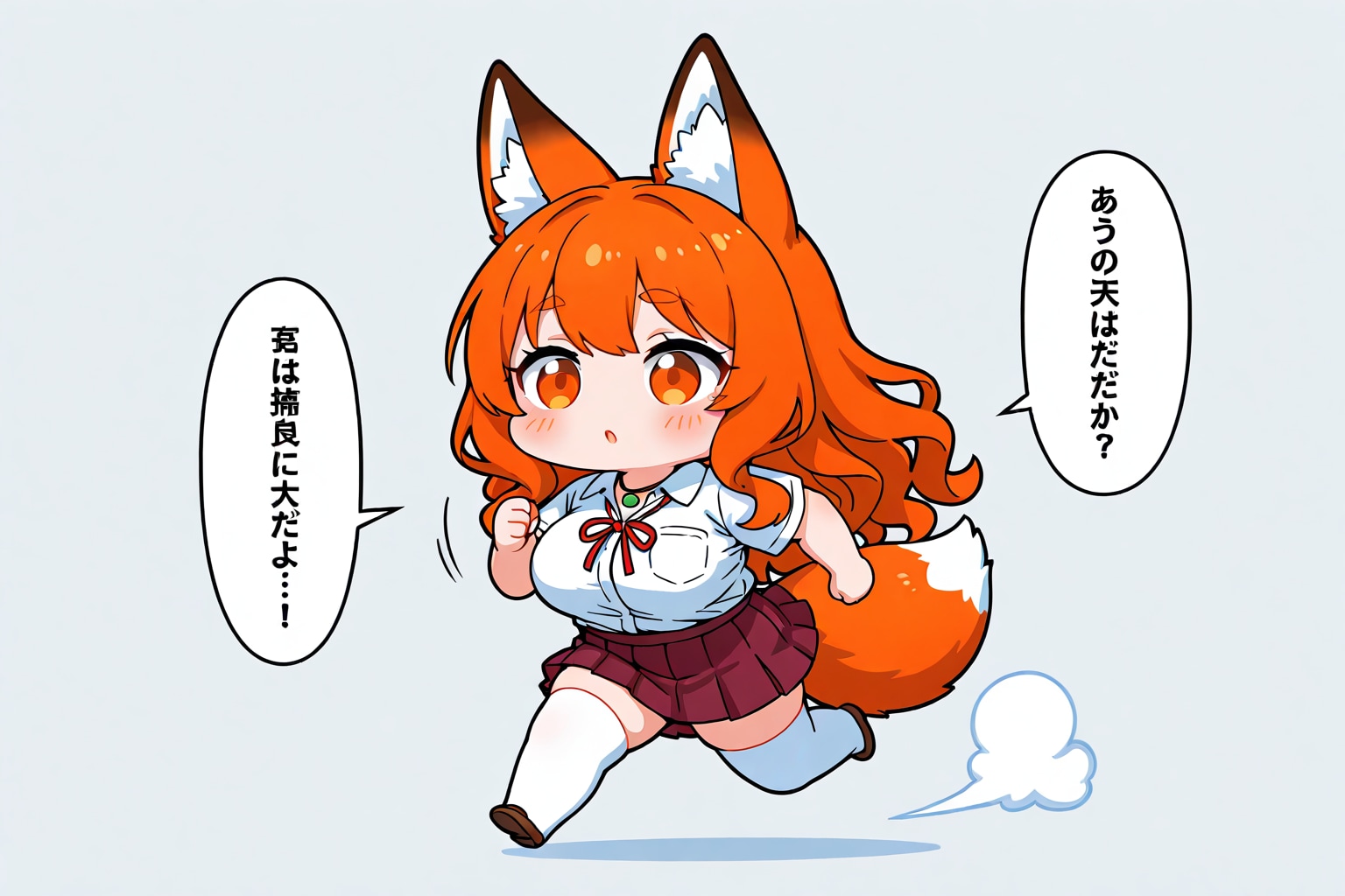 何か言ってるムチギツネ
