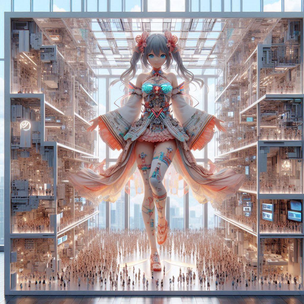 巨大人形 | の人気AIイラスト・グラビア