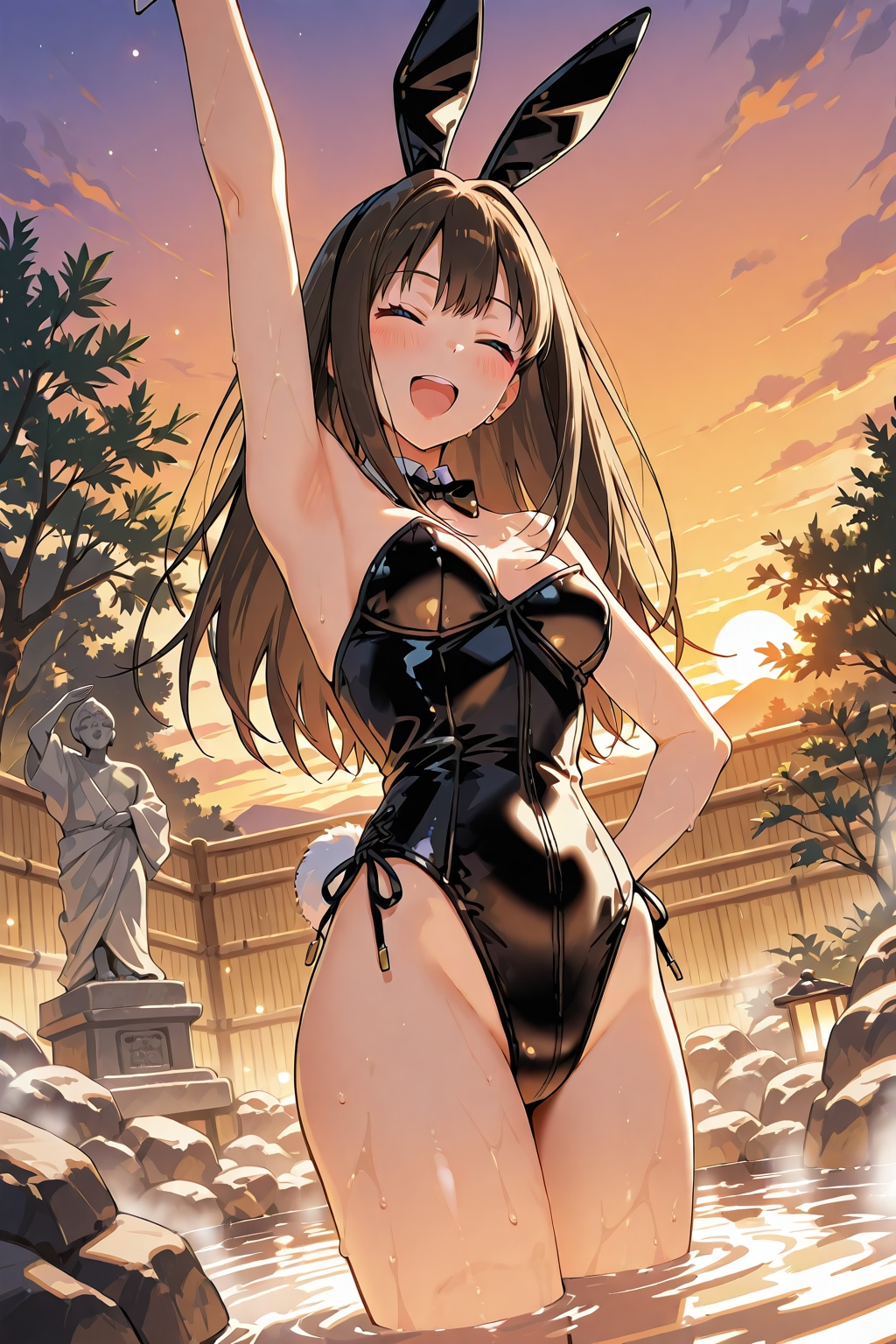 温泉バニー