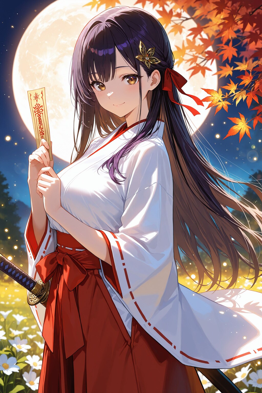 異世界神社の巫女さん（神楽さん）