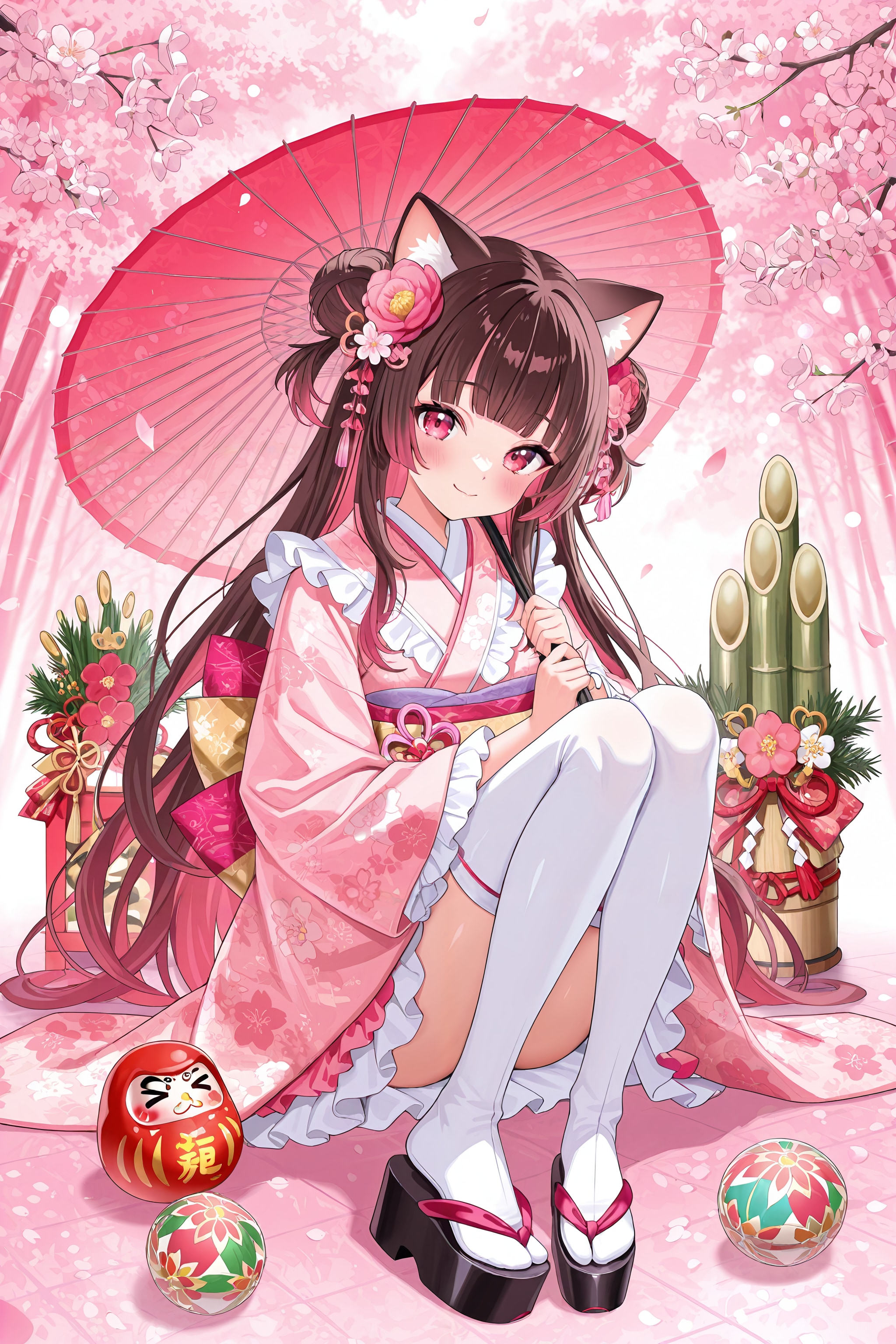 桜結びのはじまり | の人気AIイラスト・グラビア