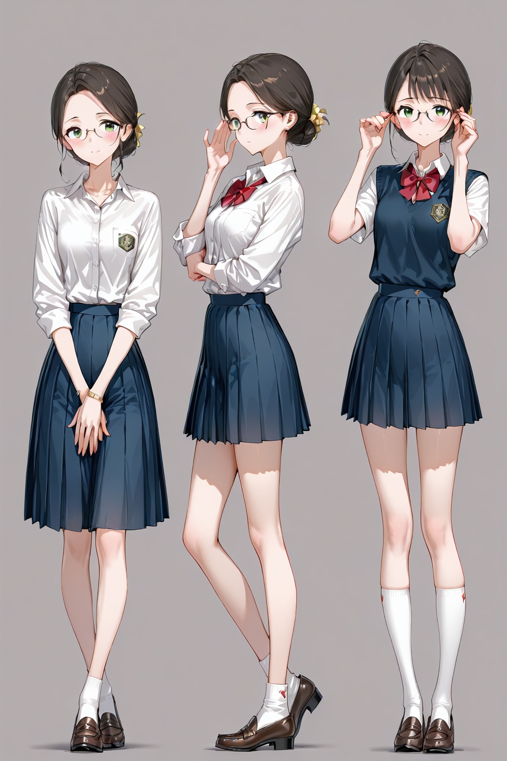 テキサス・ホールデム性癖ポーカー（ノーハンド)メガネ | の人気AIイラスト・グラビア