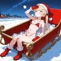 2025クリスマスのサンタ少女 10枚目