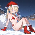 2025クリスマスのサンタ少女 3枚目